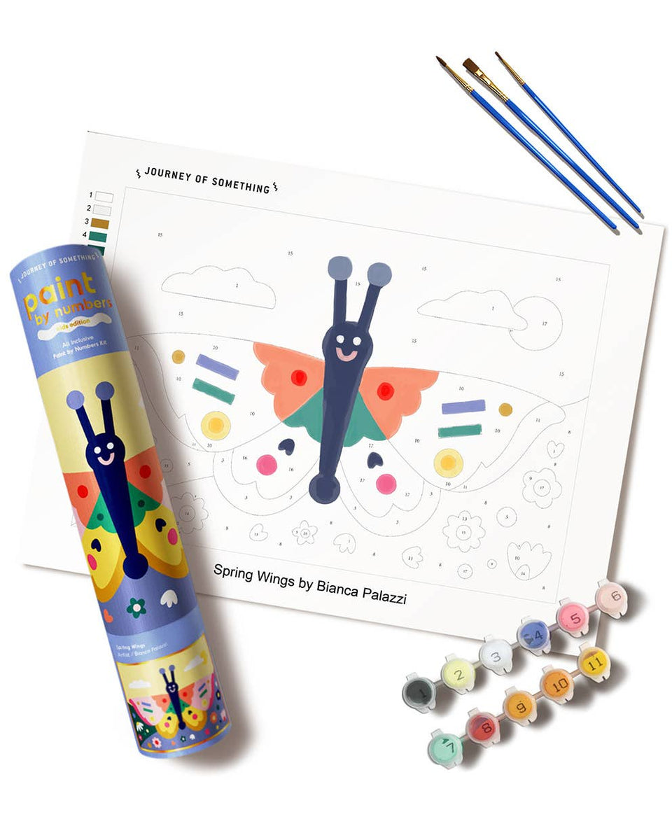 Butterfly Paint by Numbers Kit for Kids – Magic Playbook