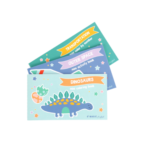 Mini Activity Book Set of 3 - Blue – Magic Playbook